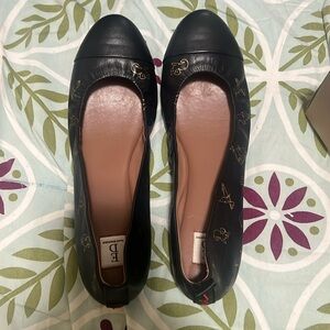 Brand New ED Black and Gold Flats